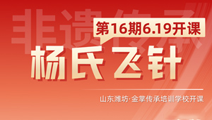 好消息，好消息，省级非遗传承技术杨氏飞针疗法第十六期线下课程6.19号开课。